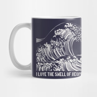 Surfing Apocalypse, I love the smell of neoprene in the morning Mug